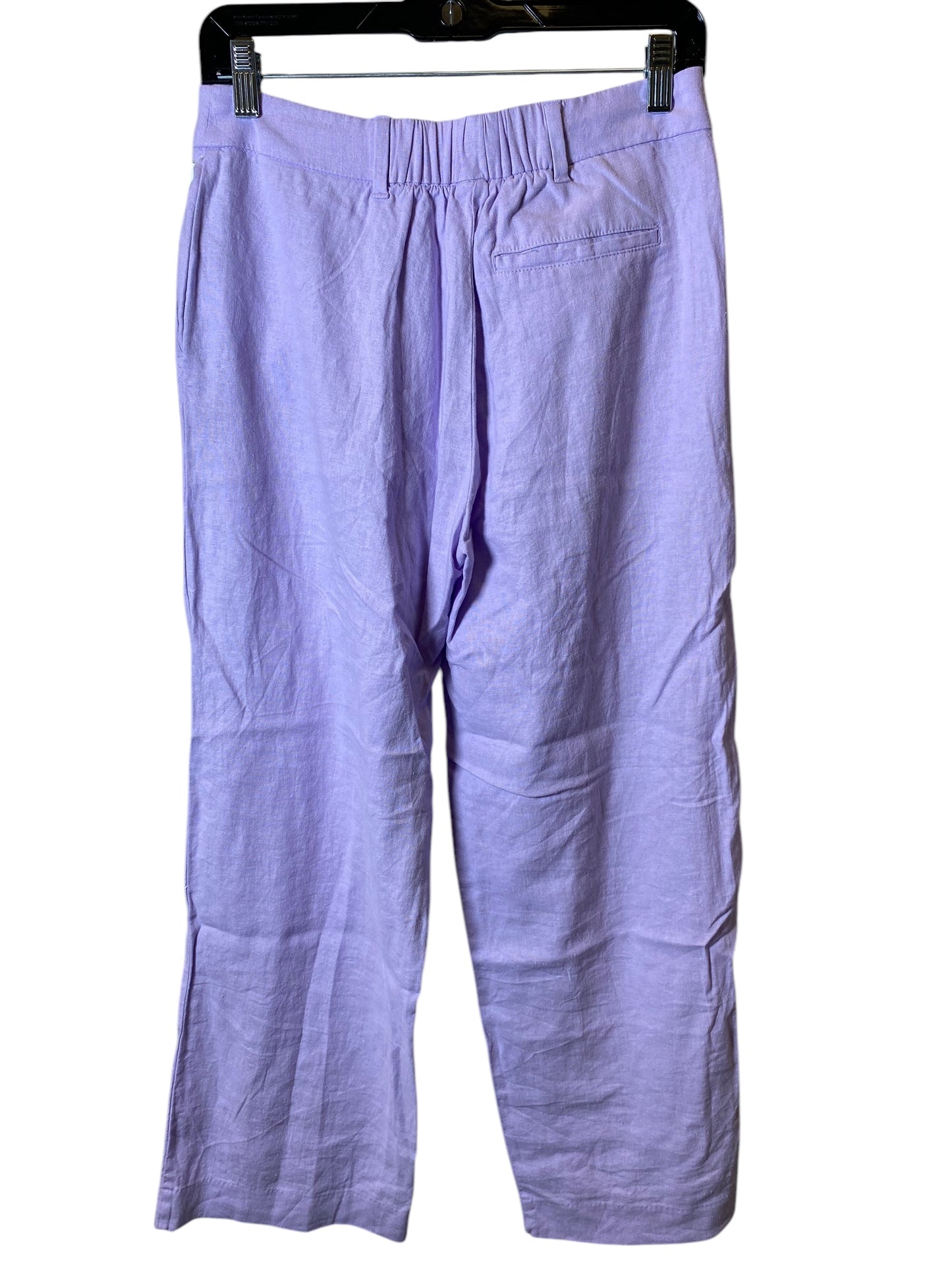 Pants Linen By Old Navy In Purple, Size: Sp