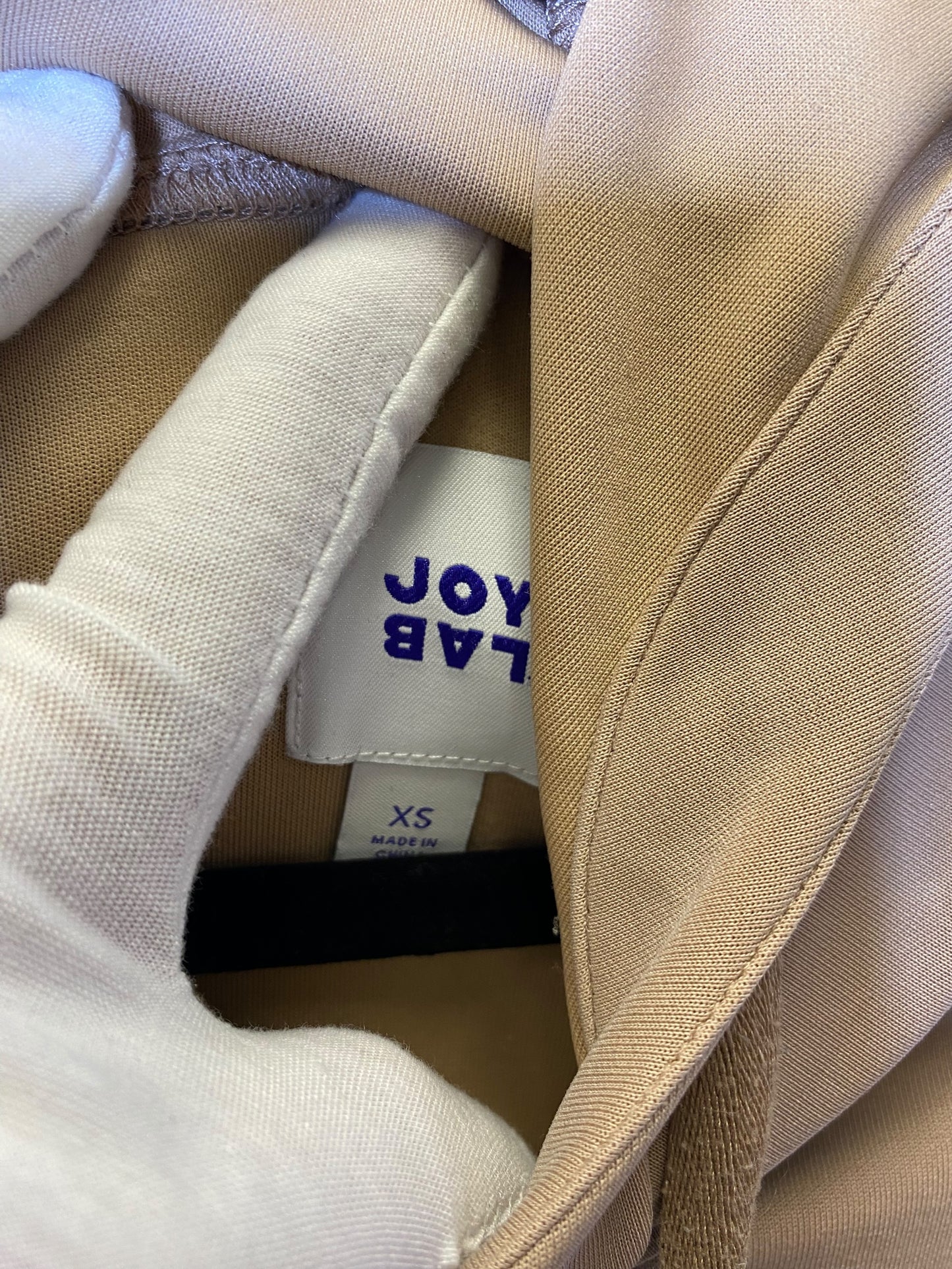 Sweatshirt Hoodie By Joy Lab In Beige, Size: Xs