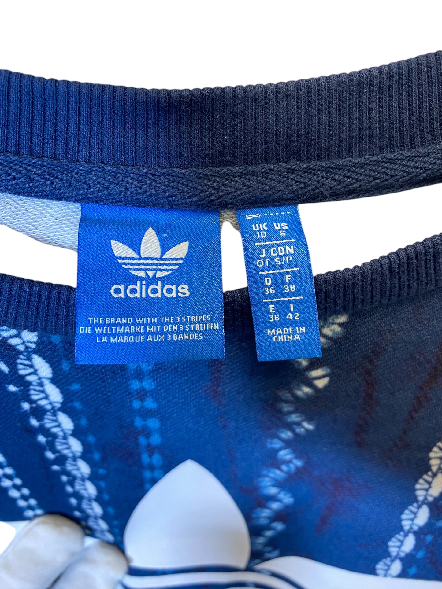 Sweatshirt Crewneck By Adidas In Blue, Size: S