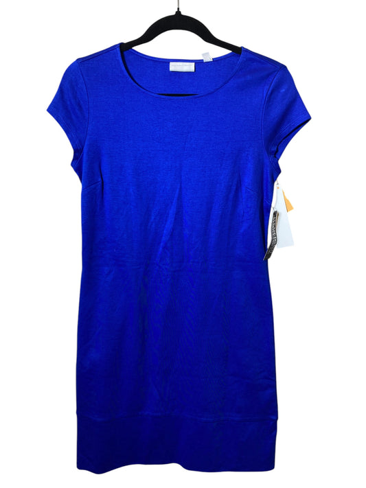 Dress Casual Midi By New York And Co In Blue, Size: Xs