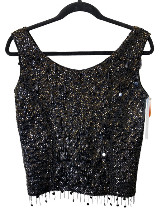 Top Sleeveless By Cmc In Black, Size: S