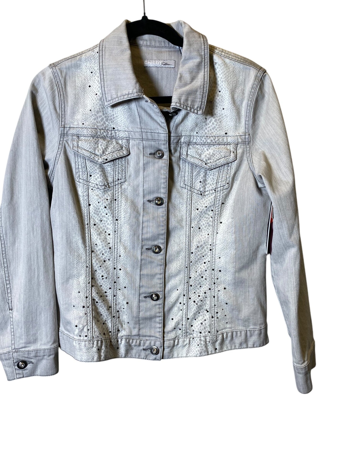 Jacket Denim By Chicos  Size: M