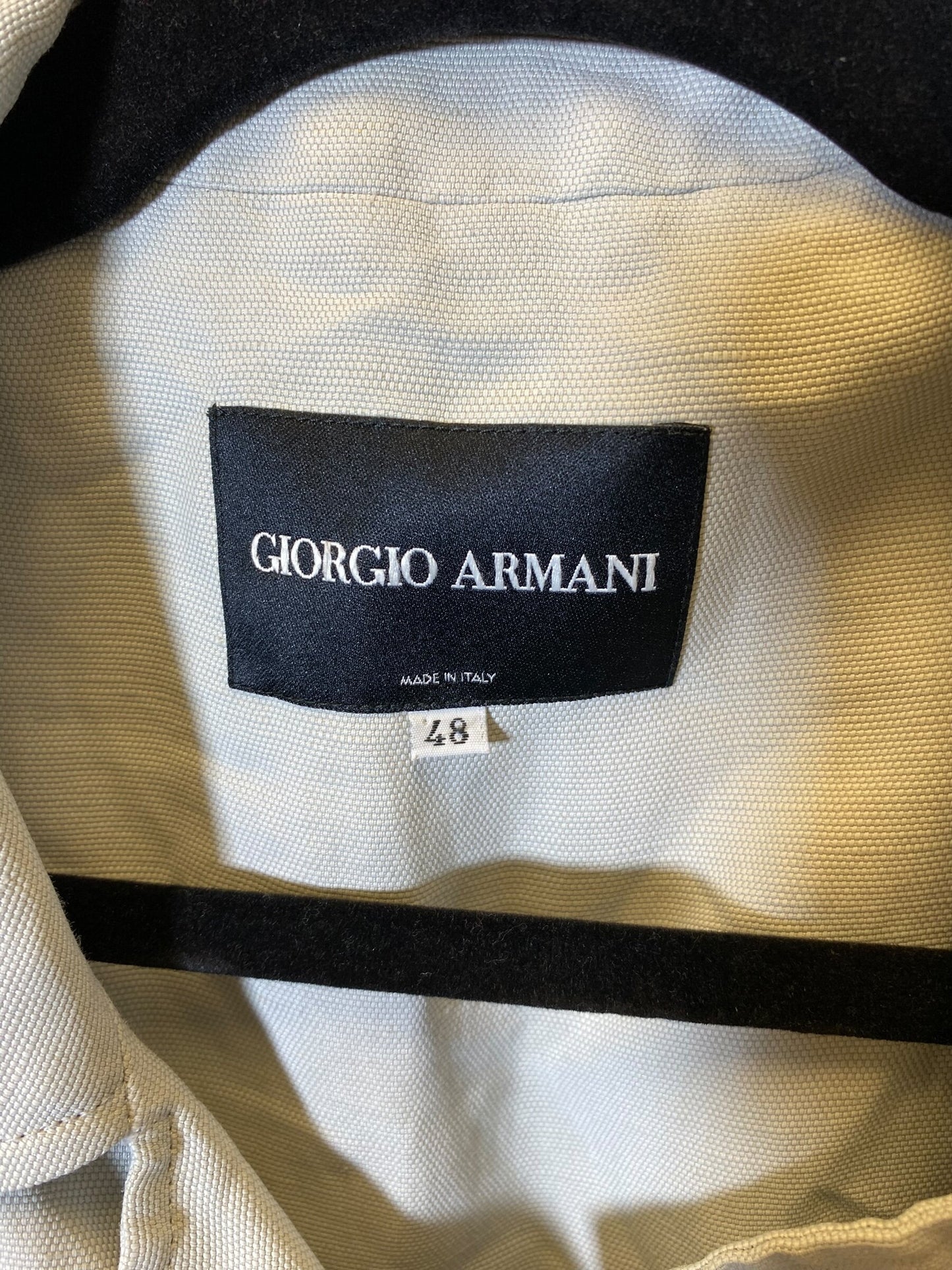 Jacket Luxury Designer By Giorgio Armani  Size: L