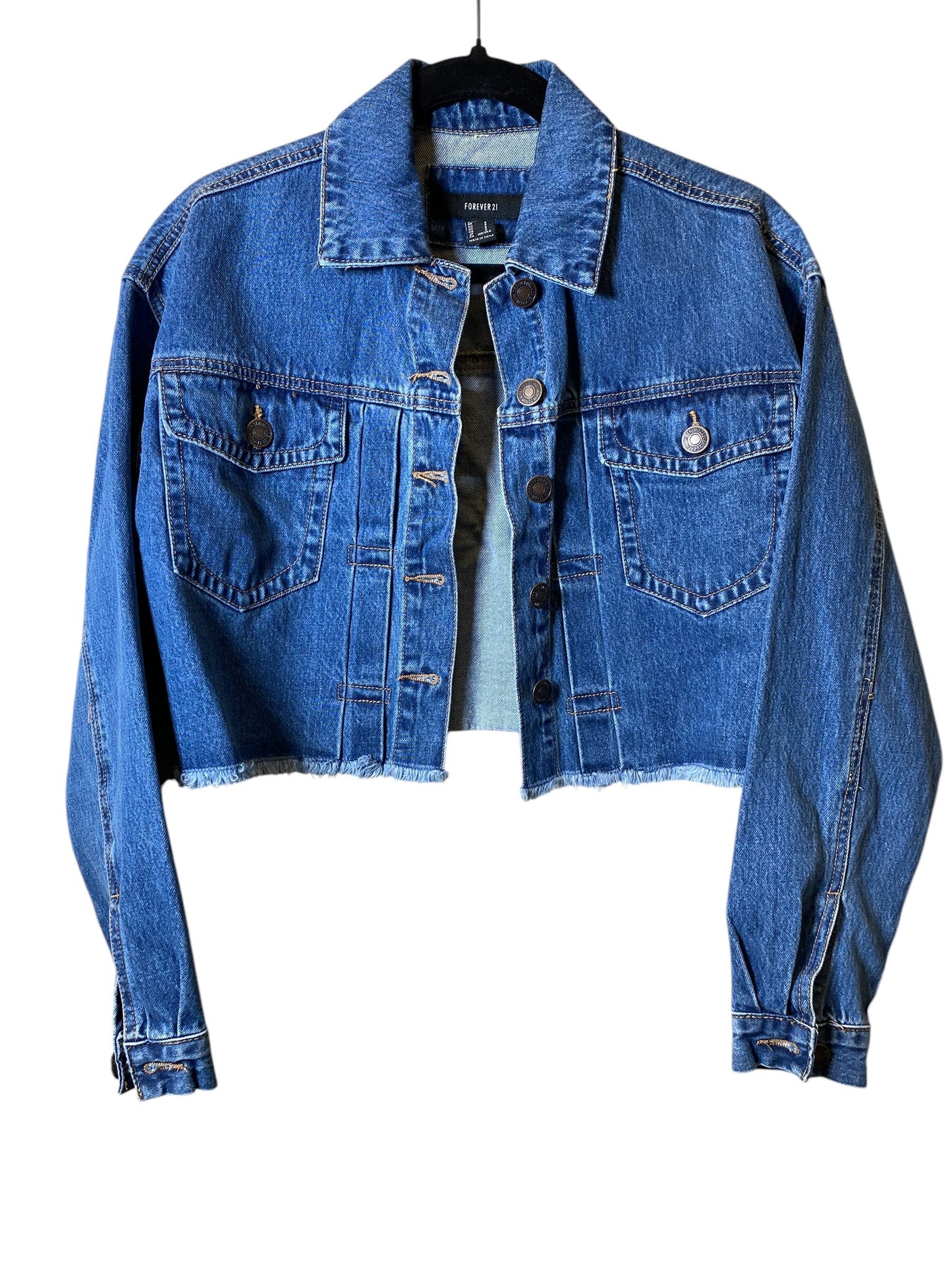 Jacket Denim By Forever 21  Size: S