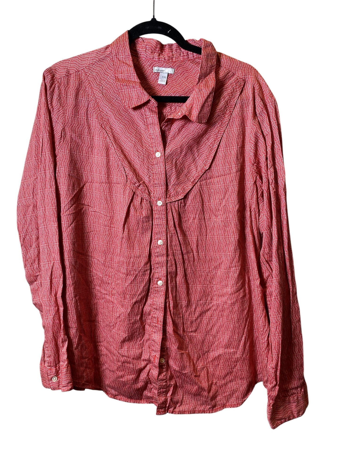 Blouse Long Sleeve By Old Navy  Size: Xxl