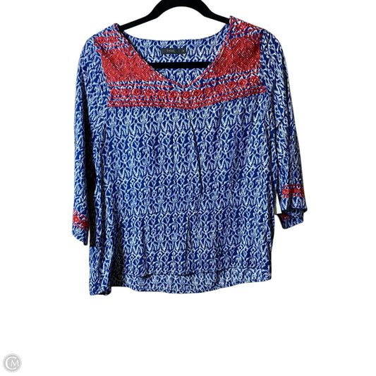 Top 3/4 Sleeve By Thml In Multi-colored, Size: M