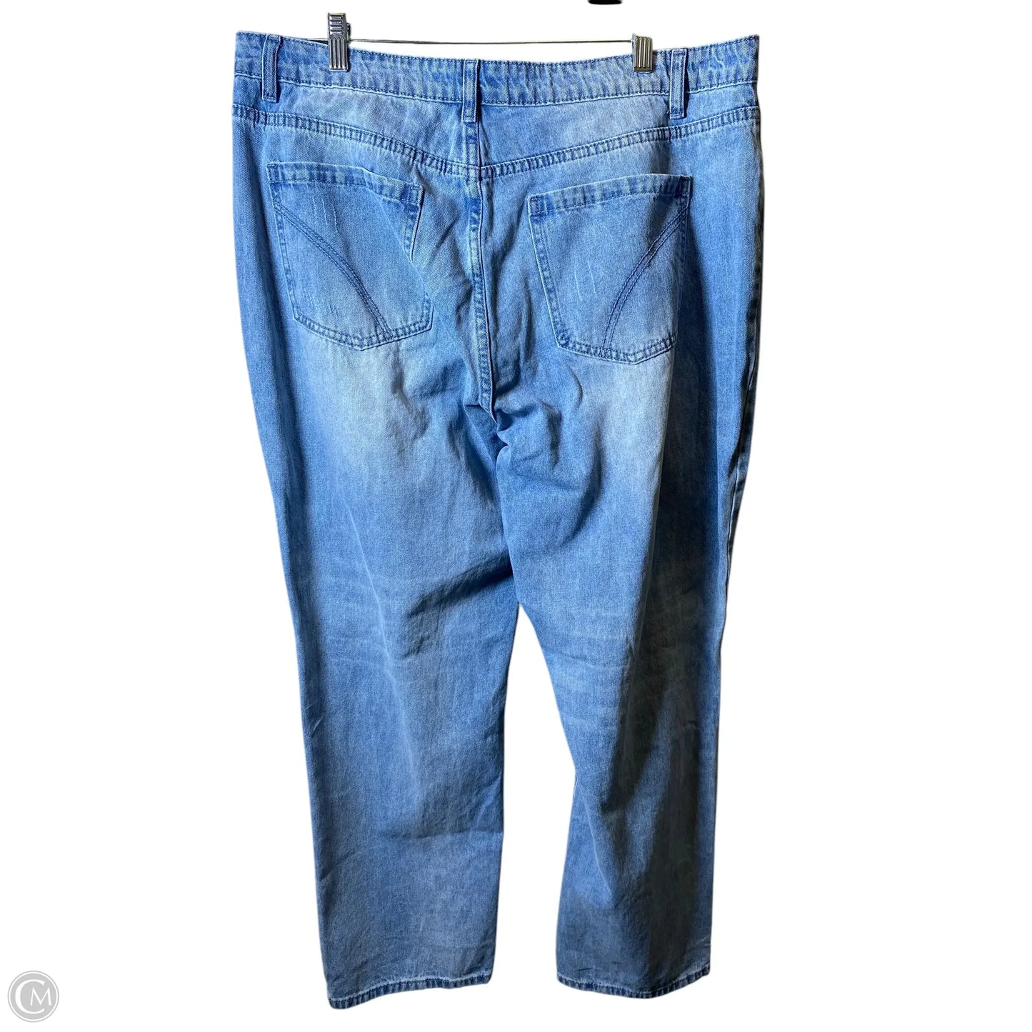 Jeans Straight By Flamingo Urban In Blue, Size: 3x