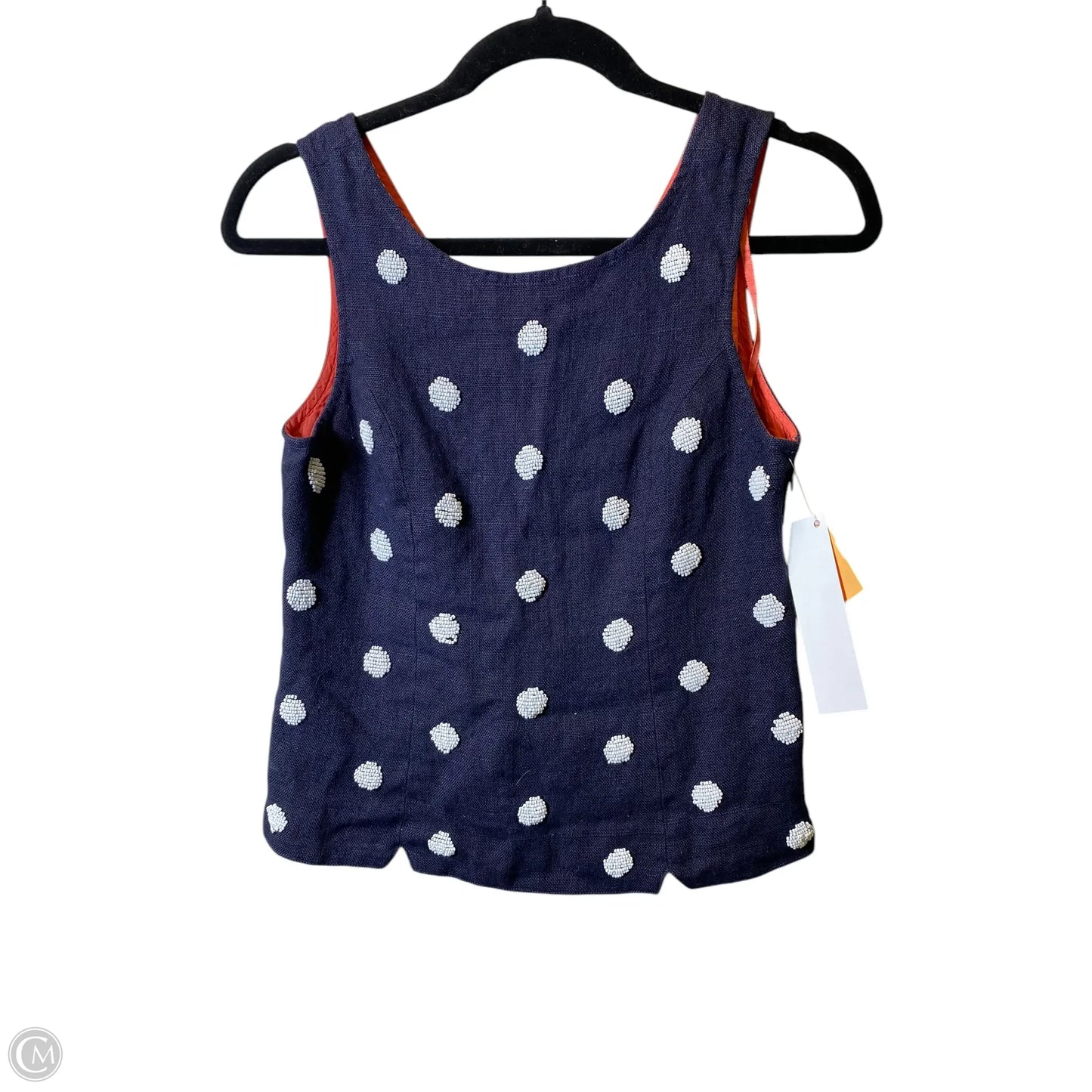 Top Sleeveless By Odille In Navy, Size: S