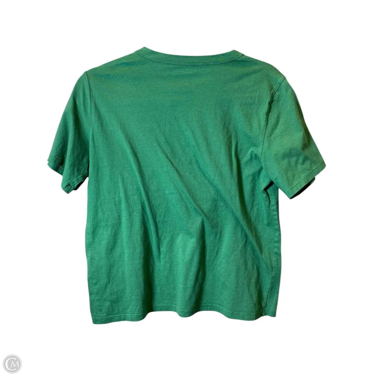 Top Short Sleeve Basic By Banana Republic In Green, Size: S