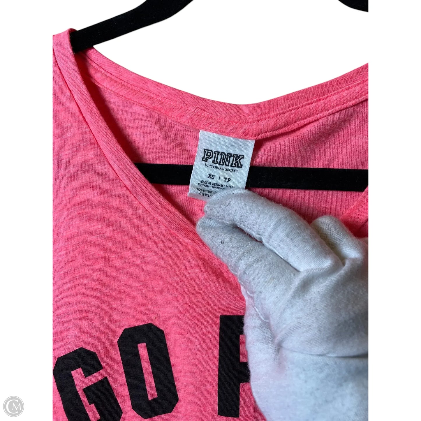 Athletic Tank Top By Pink In Pink, Size: Xs