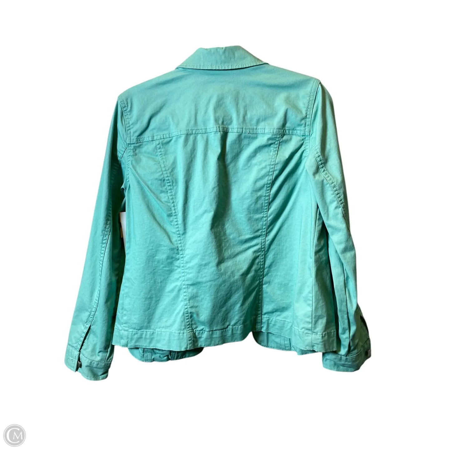 Jacket Denim By Croft And Barrow In Green, Size: M