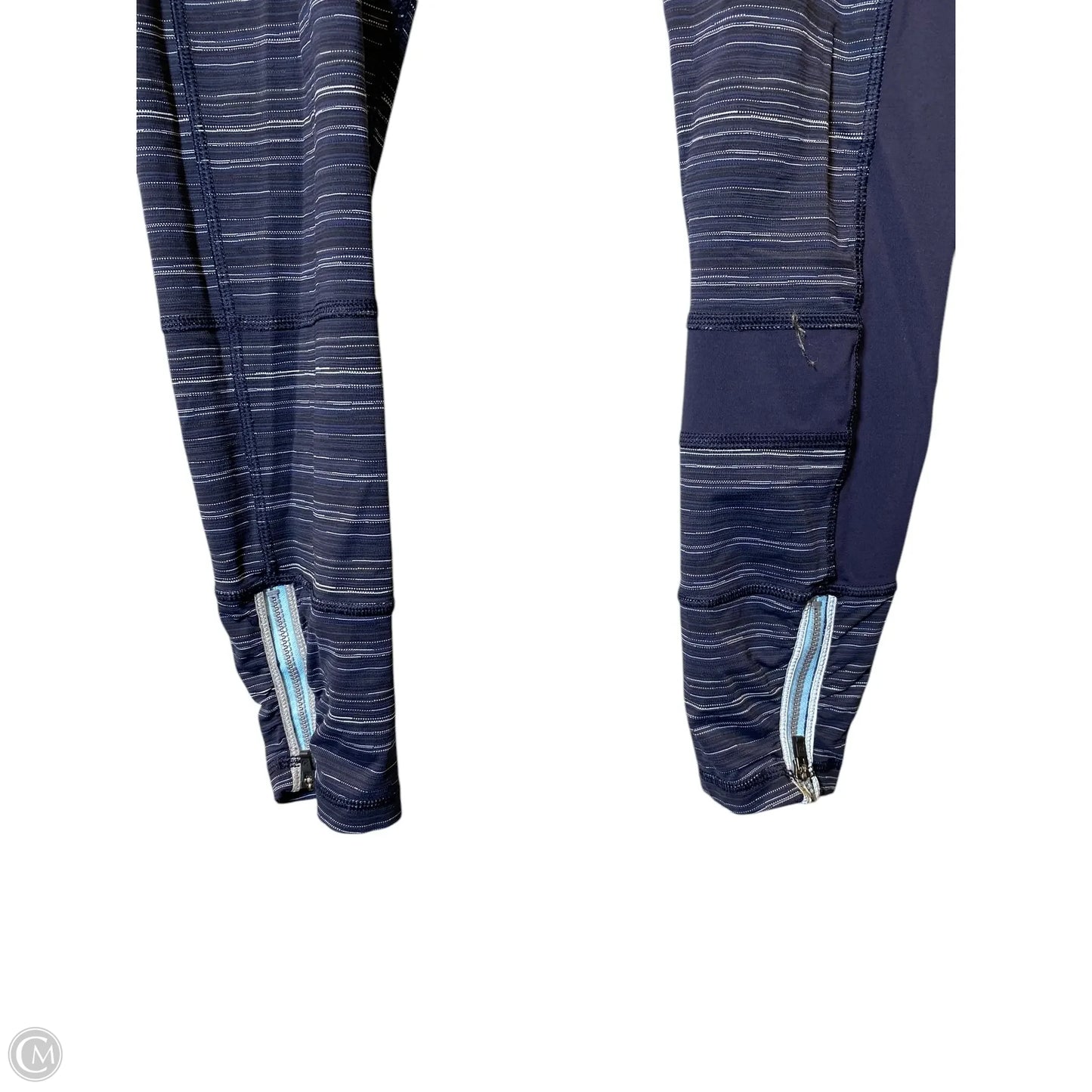 Athletic Capris By Lululemon In Navy, Size: M