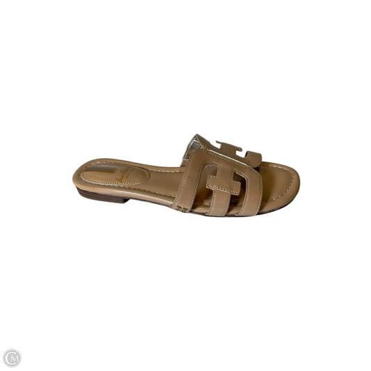 Sandals Flats By Sam Edelman In Beige, Size: 6.5