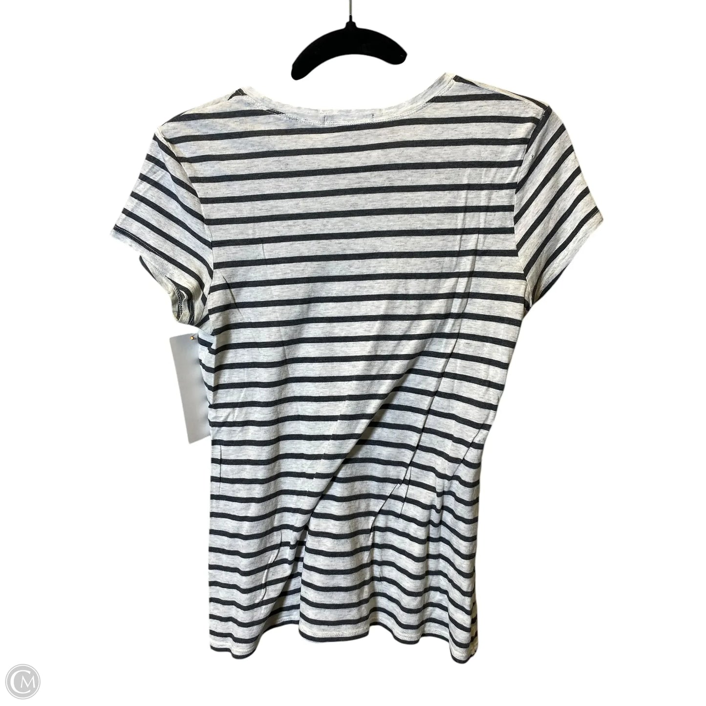 Top Short Sleeve Basic By Vince In Striped Pattern, Size: M