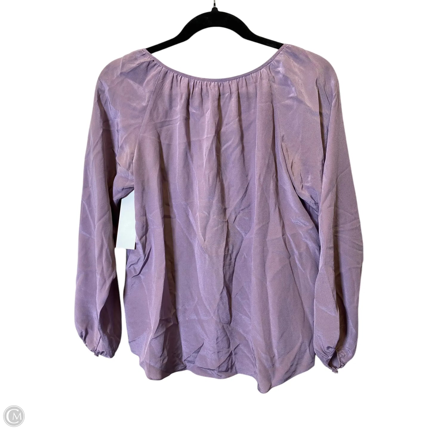 Top Long Sleeve By Rebecca Taylor In Purple, Size: S