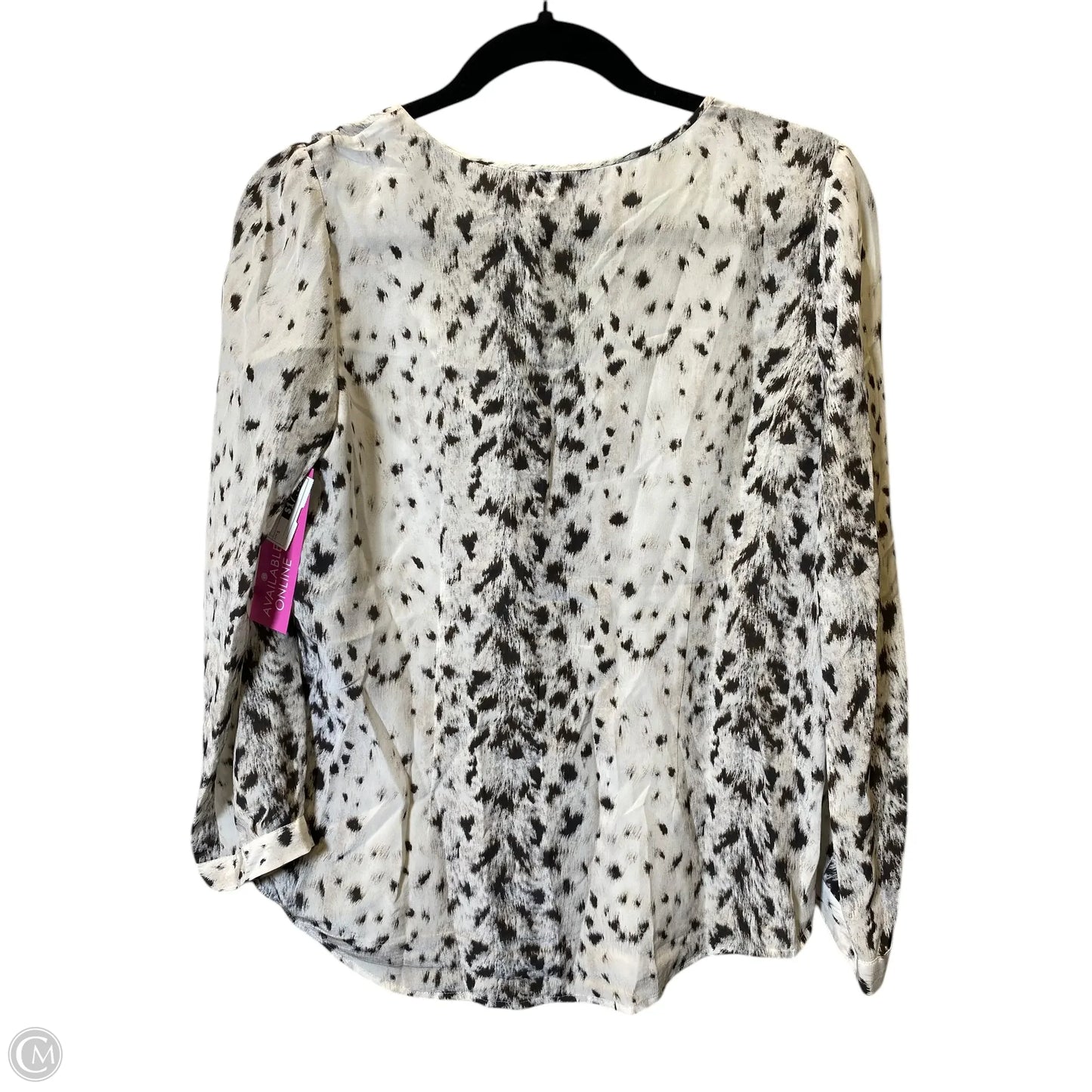 Blouse Long Sleeve By Joie In Animal Print, Size: S