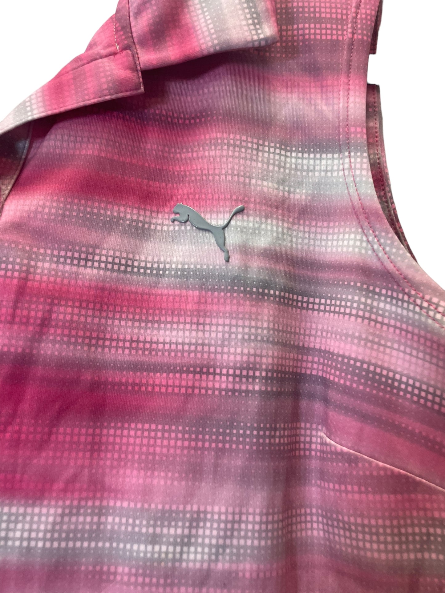 Grey & Pink Top Sleeveless Puma, Size L