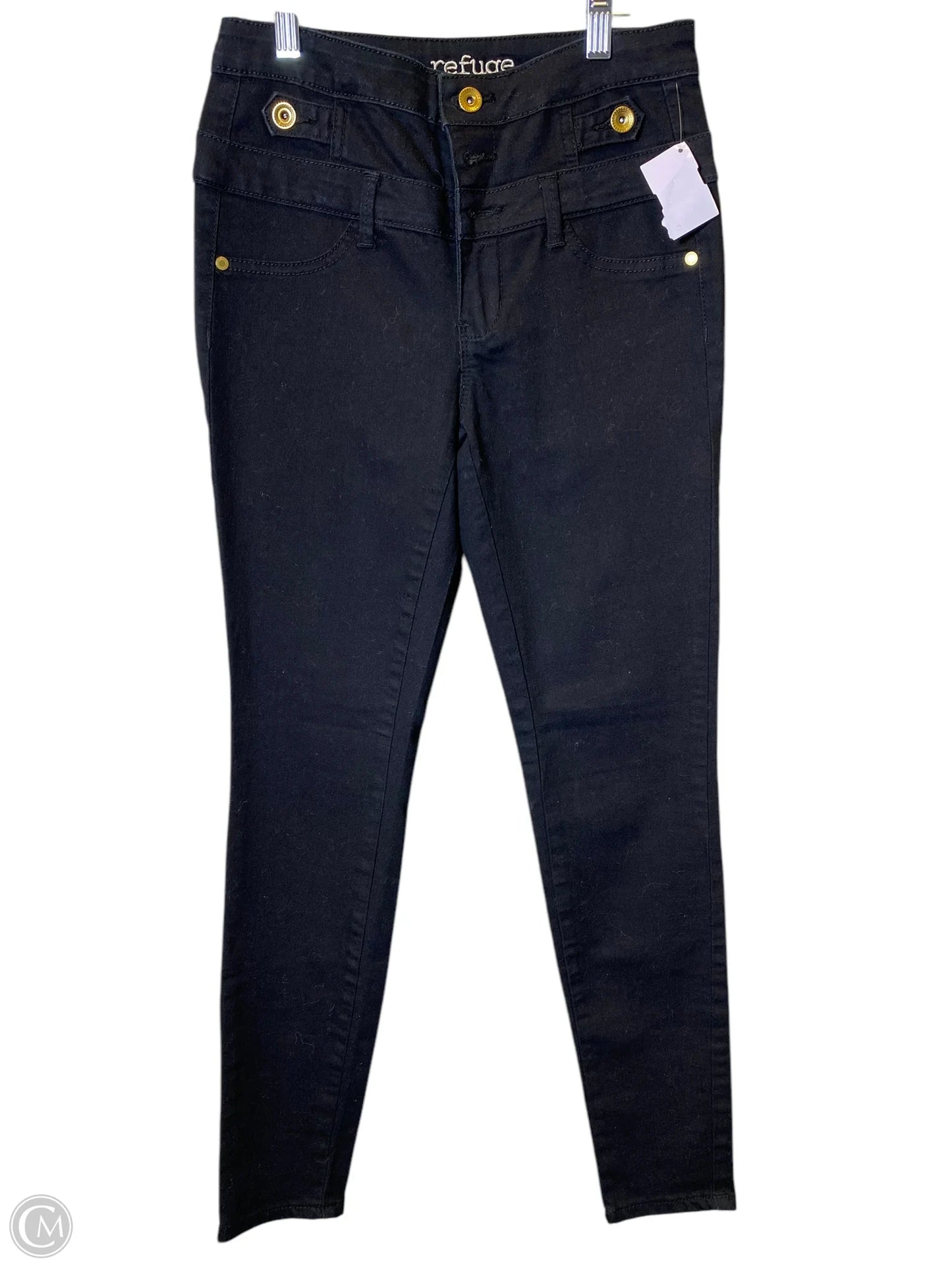 Jeans Skinny By Refuge In Black, Size: 4