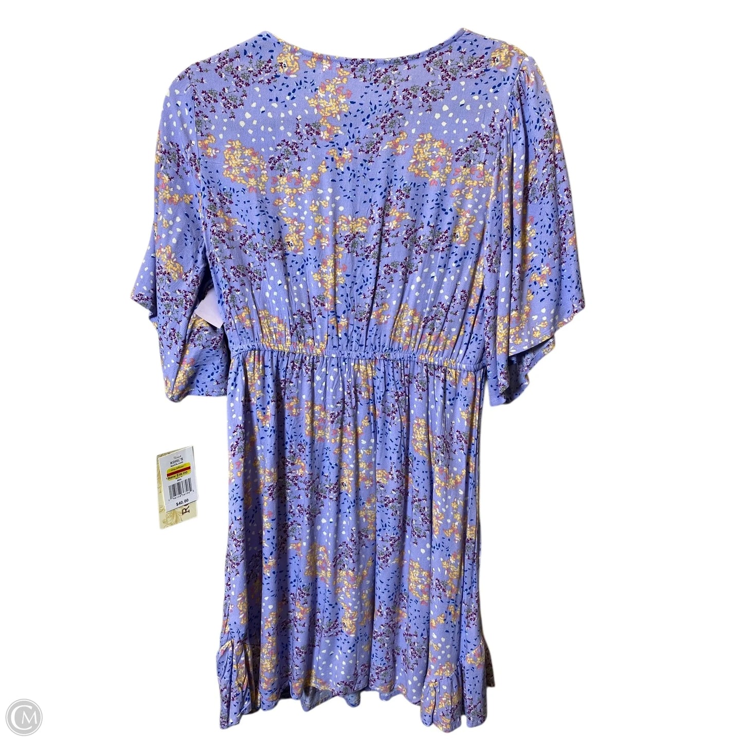 Dress Casual Midi By Rewind In Floral Print, Size: M