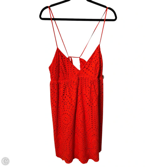 Dress Casual Short By H&m In Red, Size: L