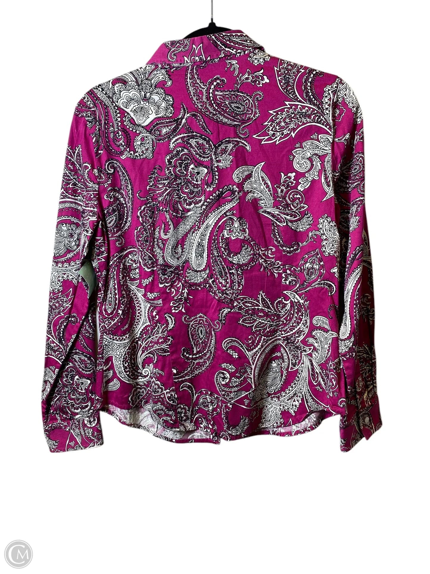 Top Long Sleeve By Loft In Floral Print, Size: M