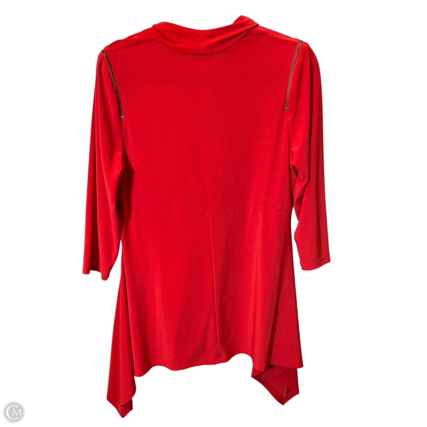Blouse 3/4 Sleeve By Chaus In Orange, Size: M
