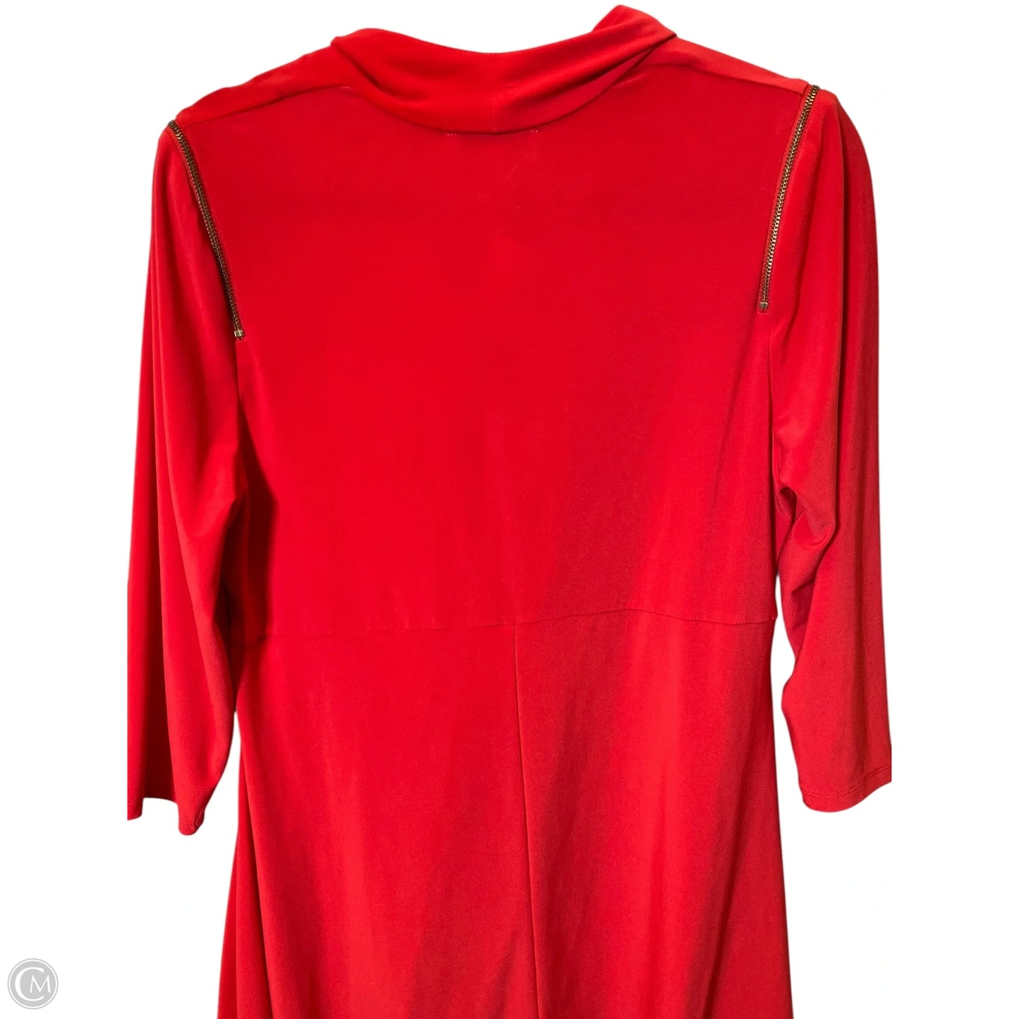 Blouse 3/4 Sleeve By Chaus In Orange, Size: M