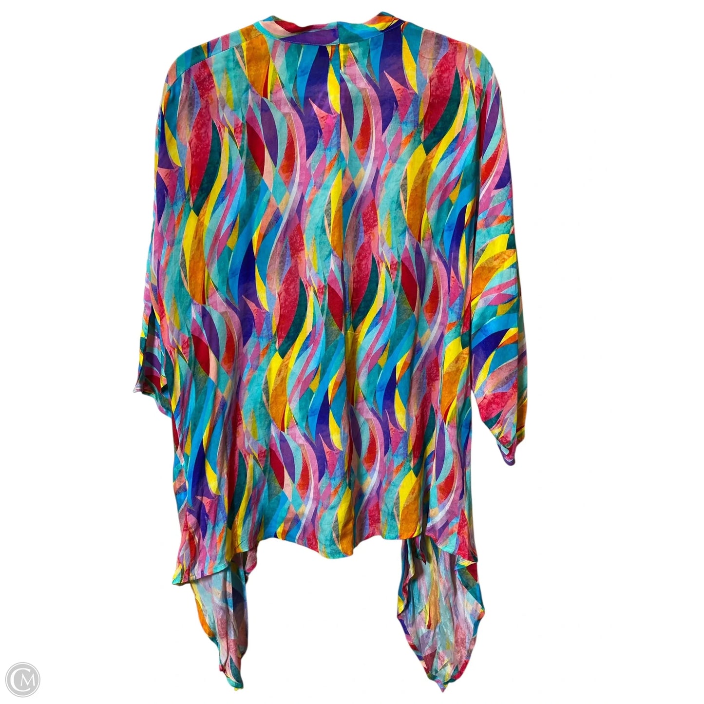 Kimono By Clothes Mentor In Multi-colored, Size: M