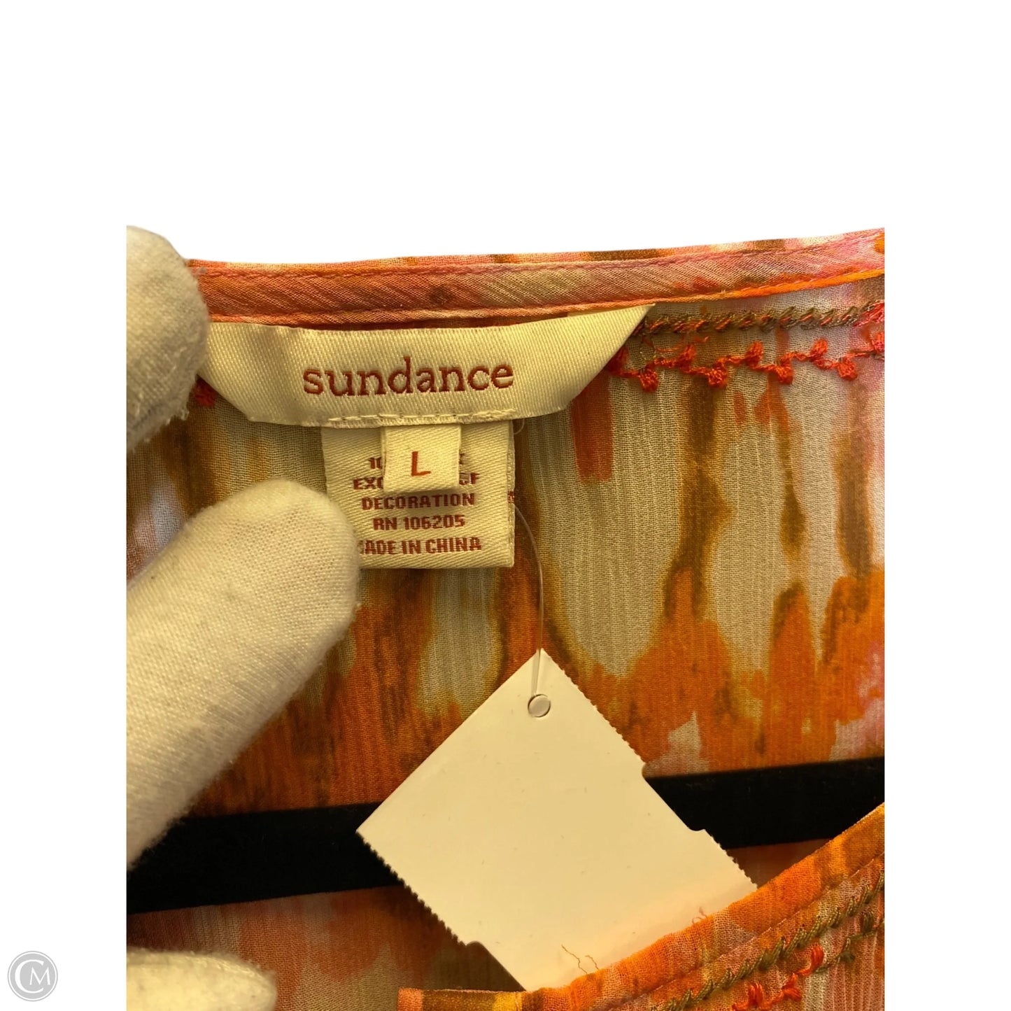Top Long Sleeve By Sundance In Multi-colored, Size: L