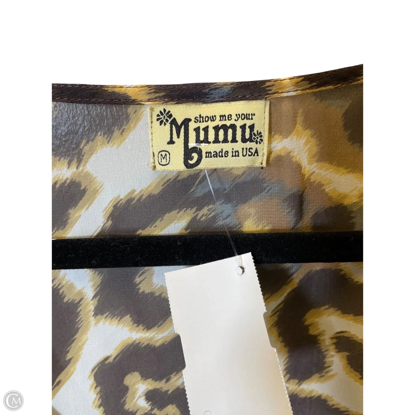 Top Short Sleeve By Show Me Your Mumu In Animal Print, Size: M
