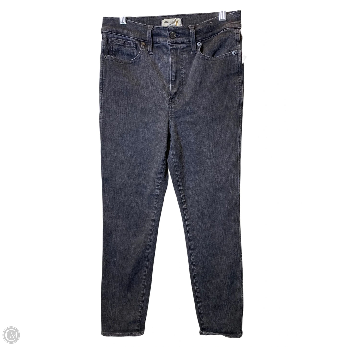 Jeans Skinny By Madewell In Black, Size: 8