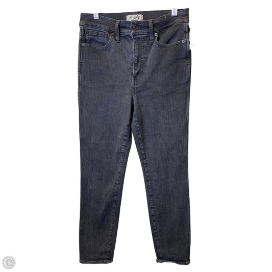 Jeans Skinny By Madewell In Black, Size: 8