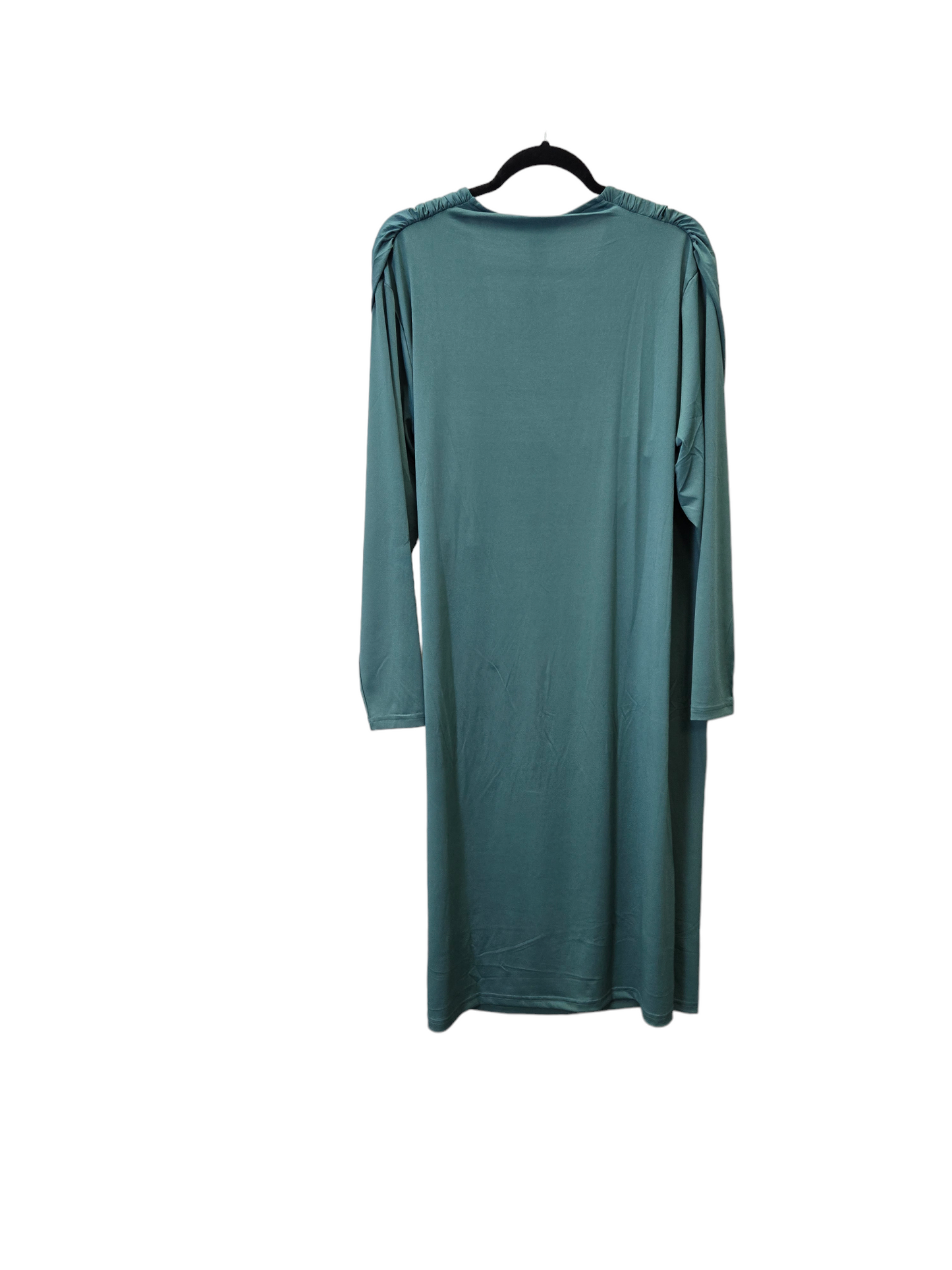 Green Dress Party Midi H&m, Size Xxl