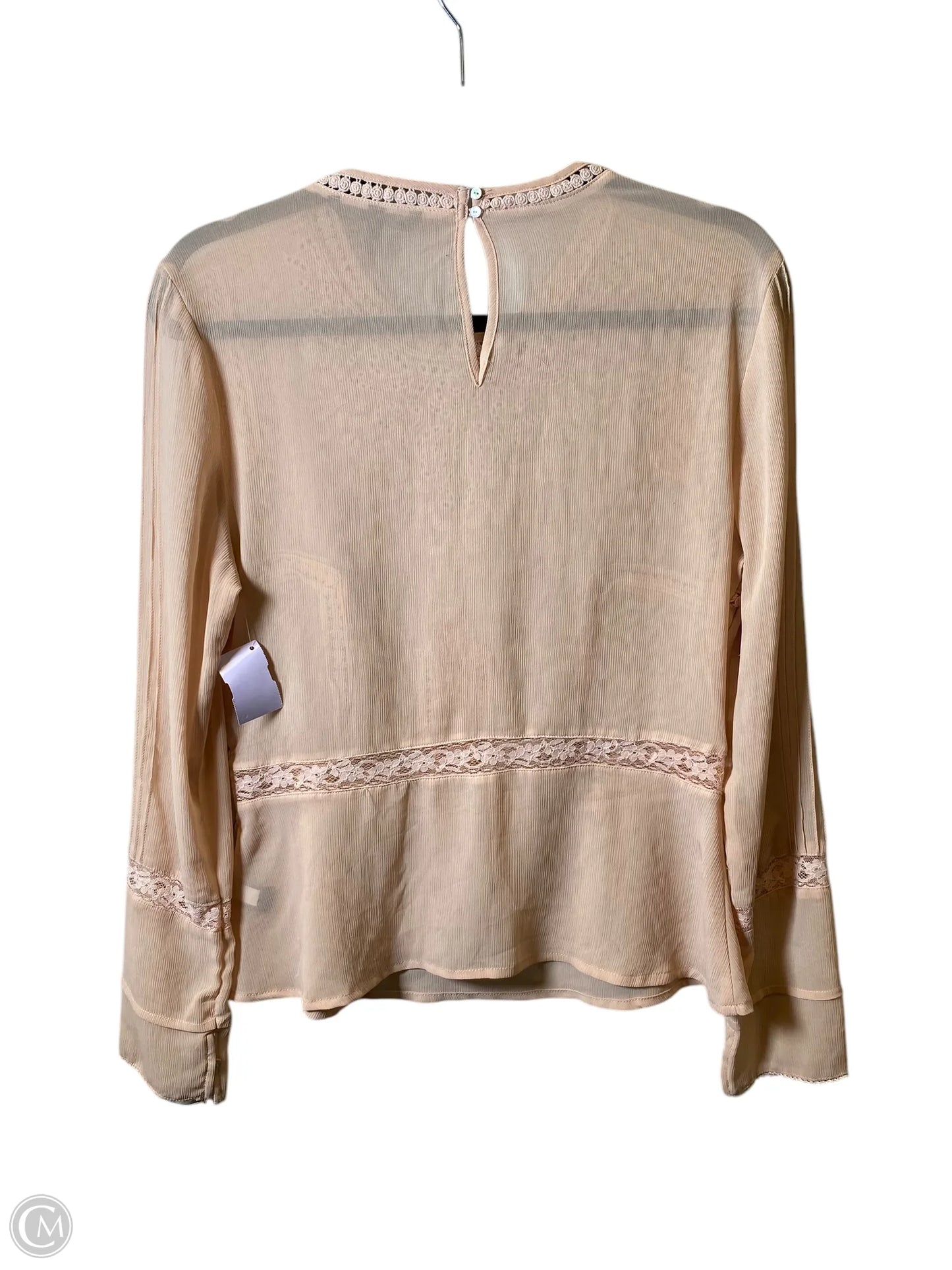 Top Short Sleeve By Victorias Secret In Beige, Size: M