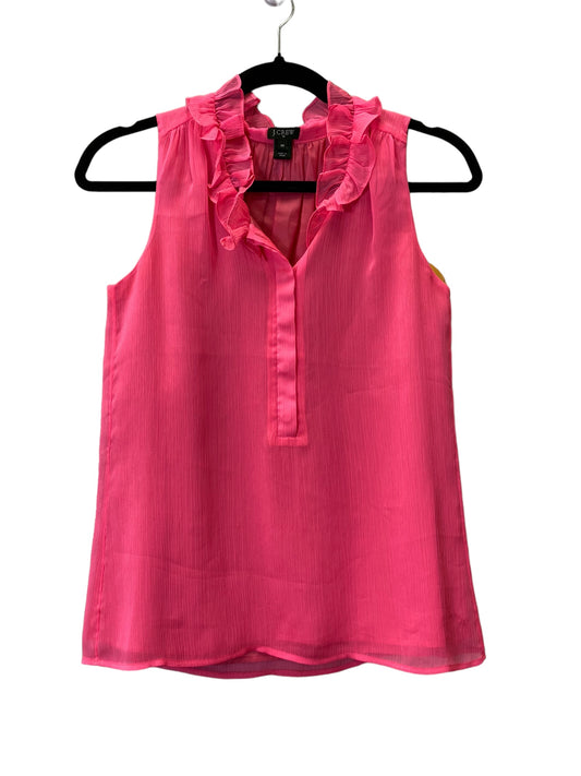 Pink Top Sleeveless J. Crew, Size Xs