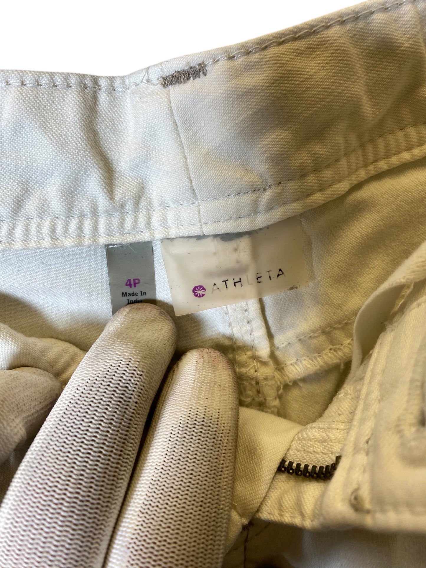 Jeans Boyfriend By Athleta In White, Size: 4