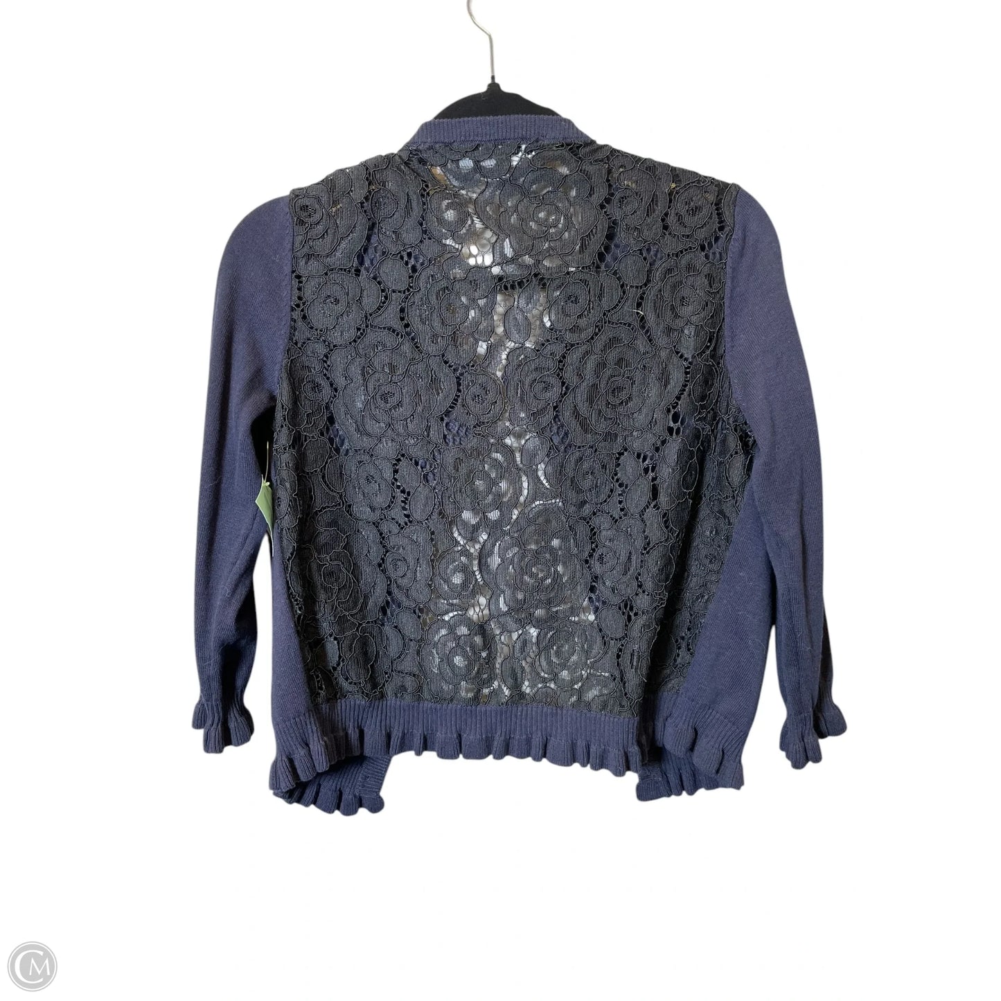 Cardigan By Karl Lagerfeld In Blue, Size: S