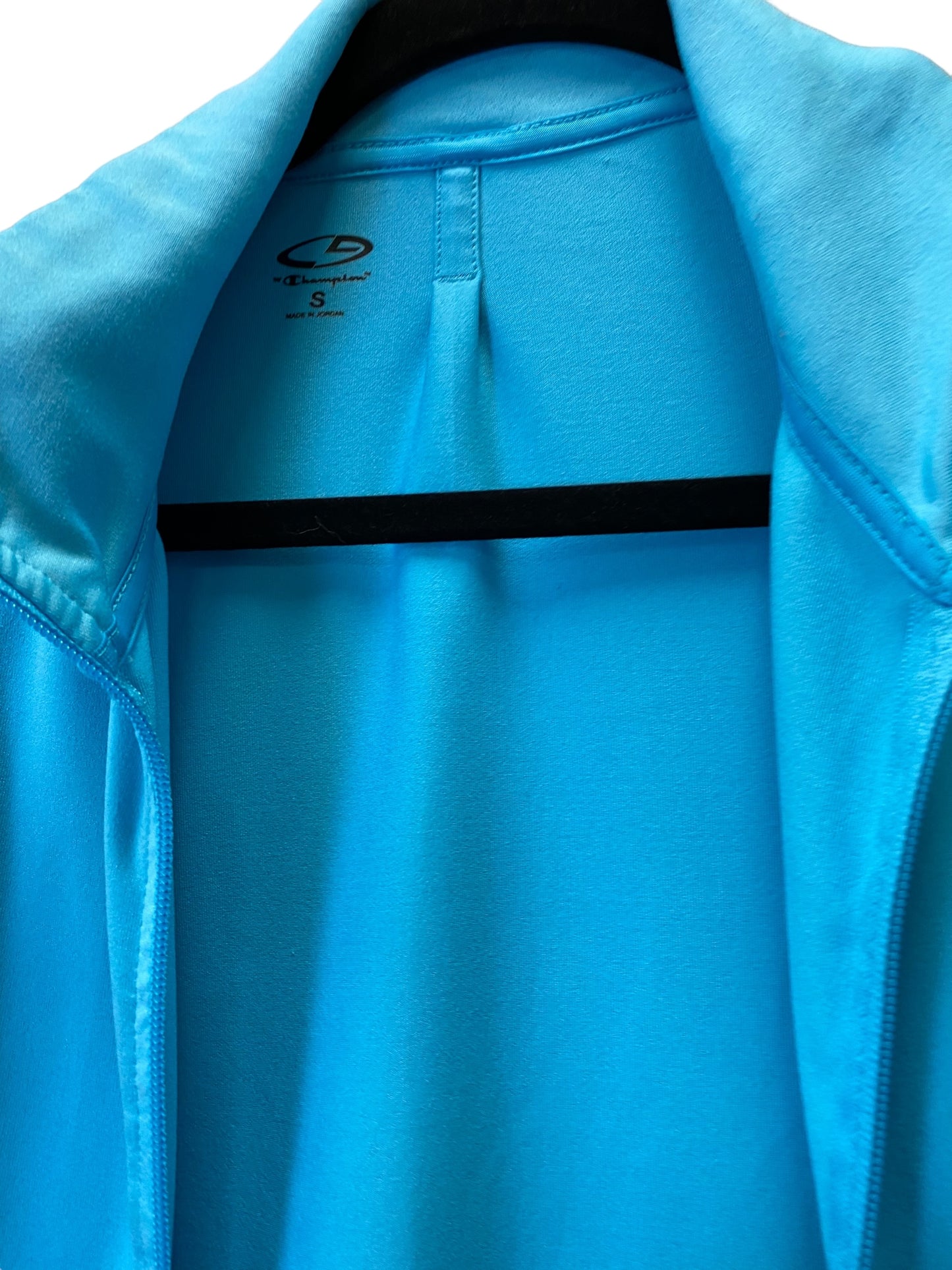 Athletic Jacket By Champion In Blue, Size: S