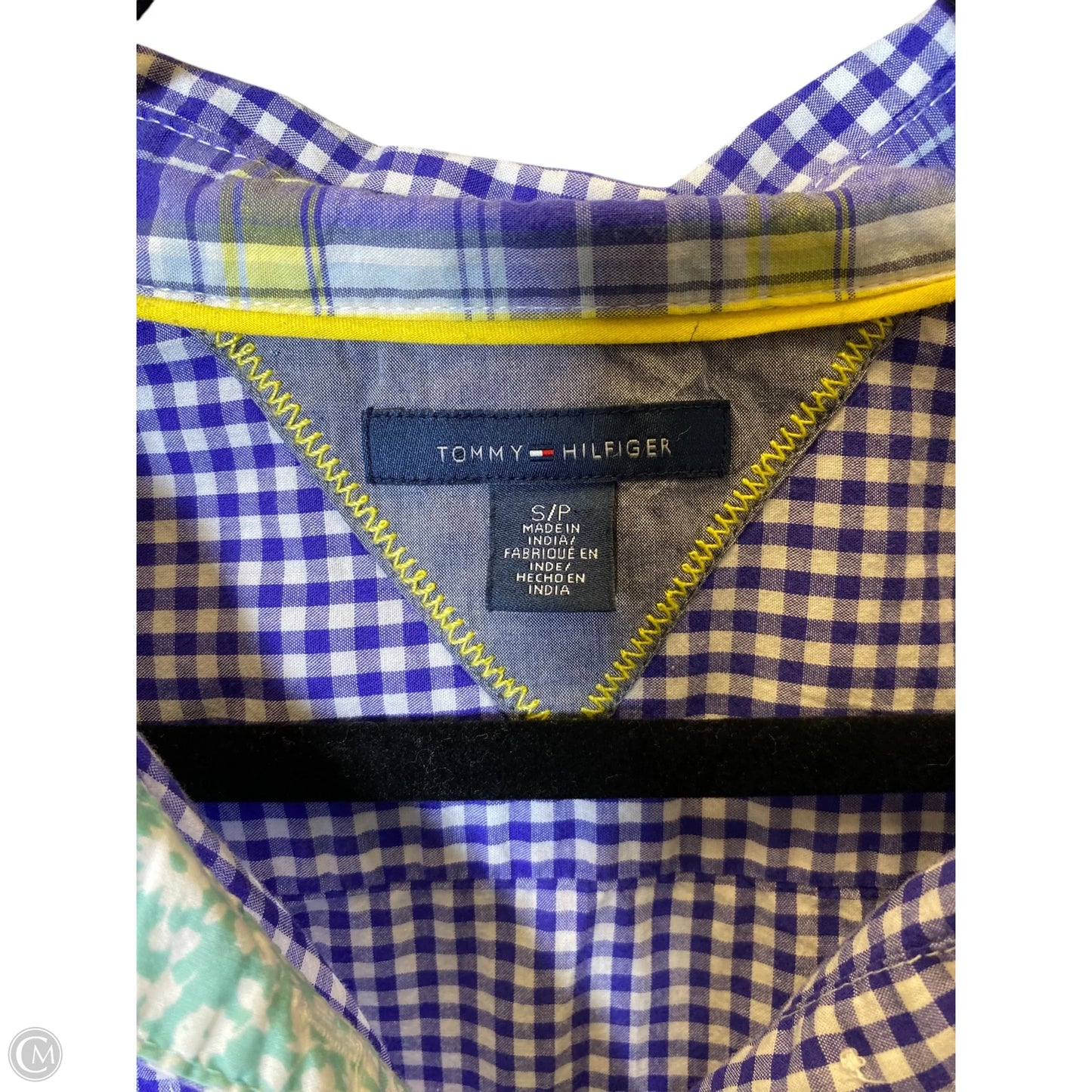 Blouse Long Sleeve By Tommy Hilfiger In Blue, Size: S