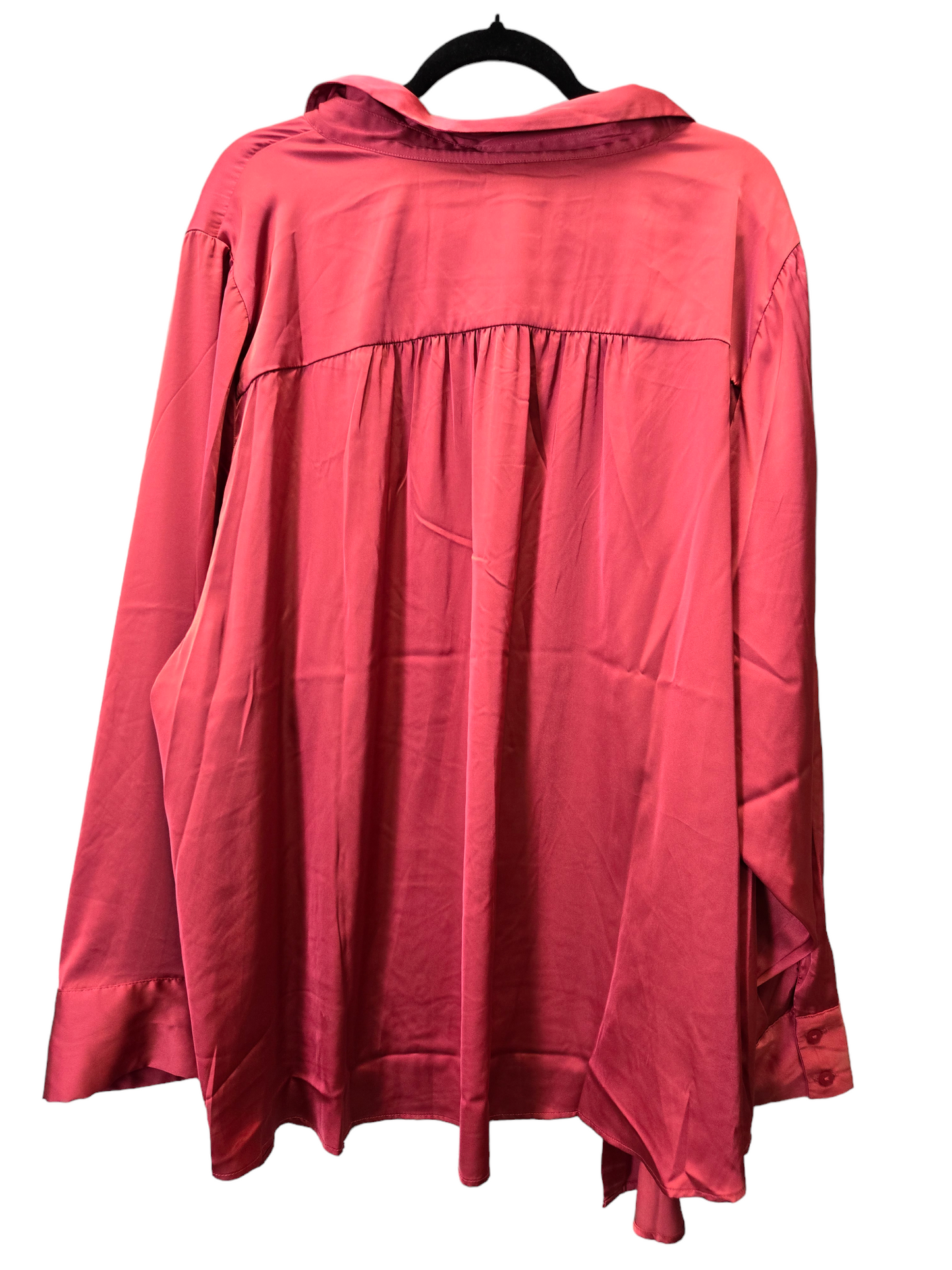 Coral Blouse Long Sleeve Torrid, Size 5