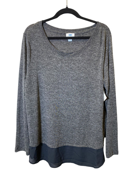 Sweater By Old Navy In Grey, Size: L