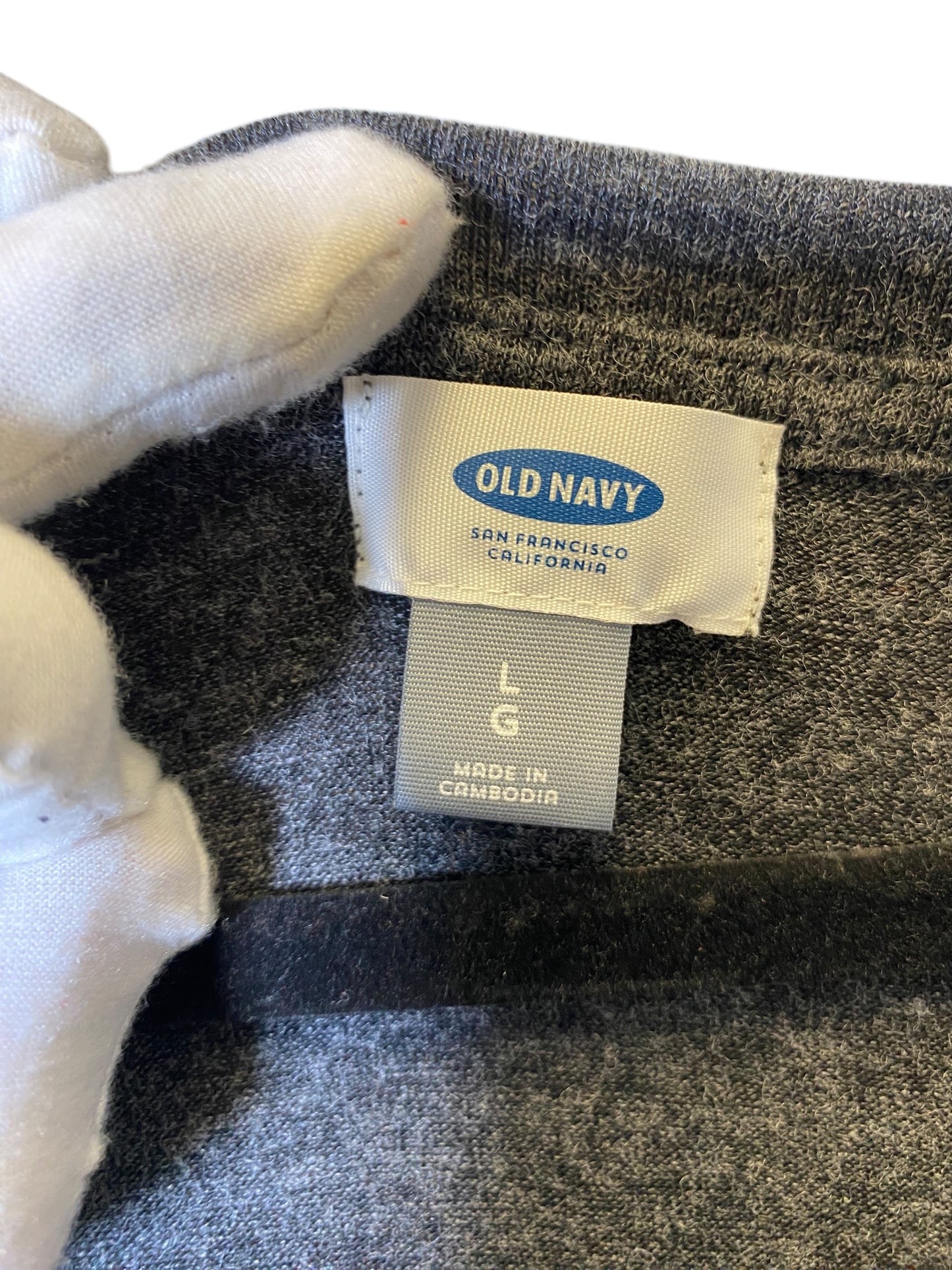 Sweater By Old Navy In Grey, Size: L