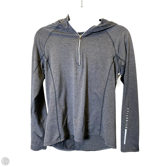 Athletic Sweatshirt Hoodie By H&m In Grey, Size: M