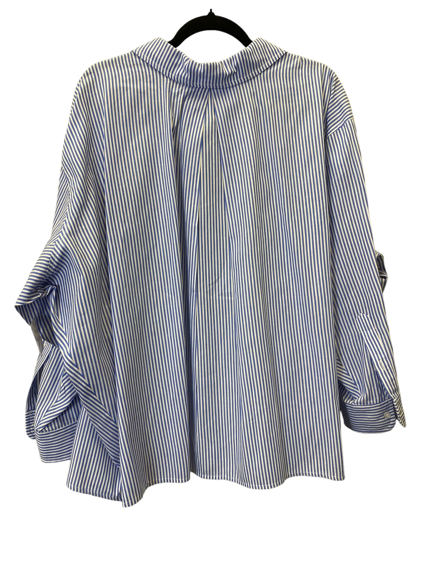 Striped Pattern Blouse Long Sleeve Mable, Size M