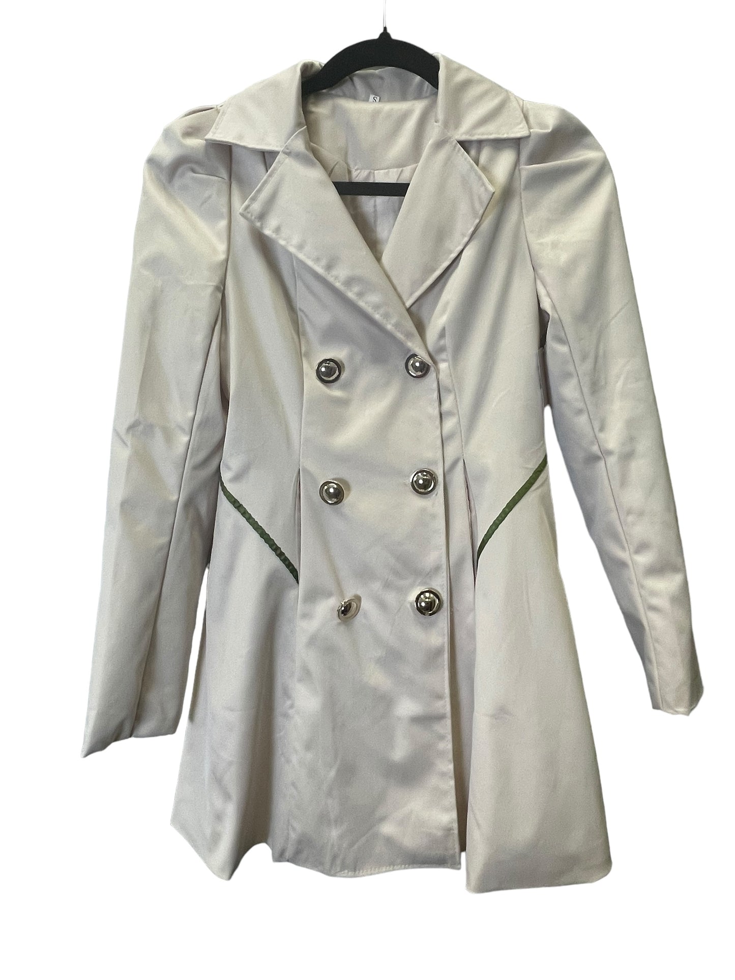 Coat Other By Clothes Mentor In Cream, Size: S