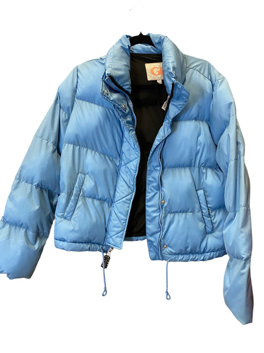 Coat Puffer & Quilted By Clothes Mentor In Blue, Size: L