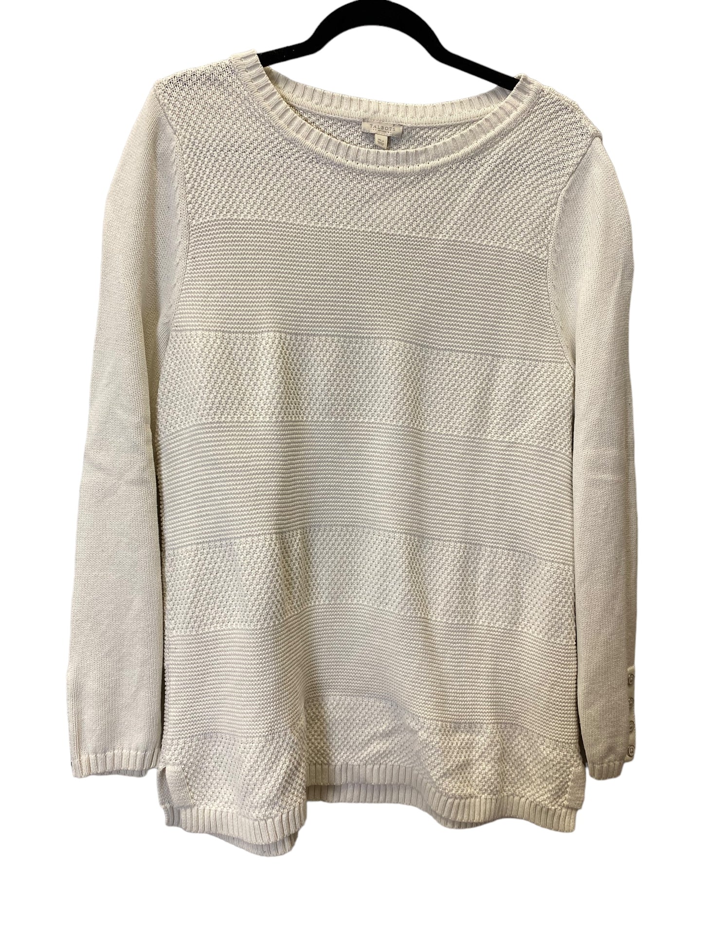 White Sweater Talbots, Size Xl