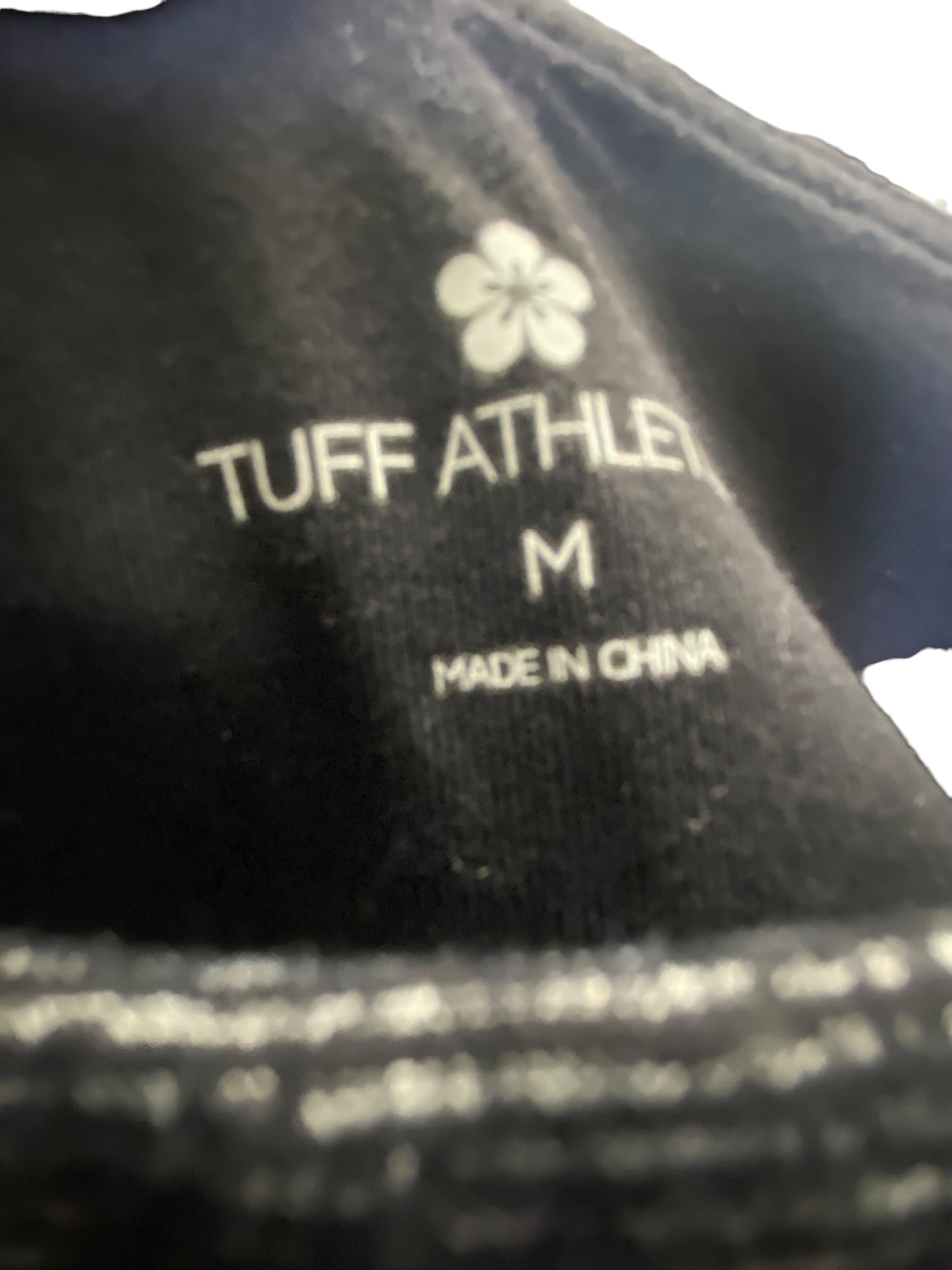 Athletic Leggings By Tuff Athletics In Grey, Size: M