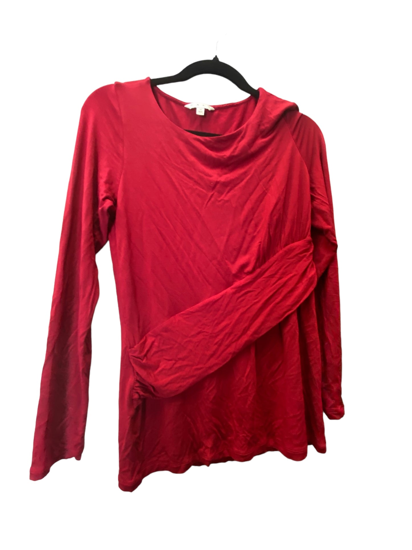 Top Long Sleeve By Cabi In Red, Size: M