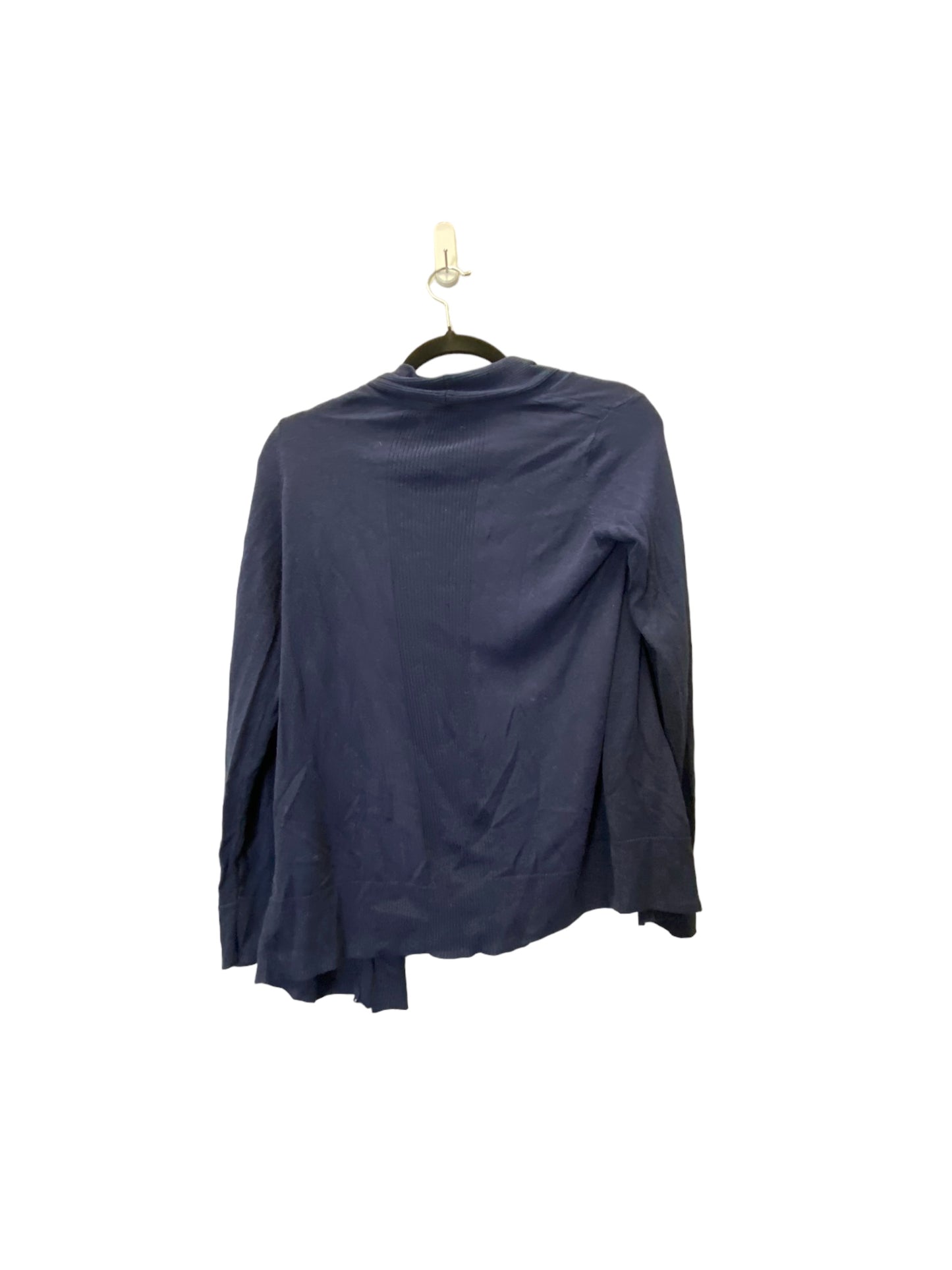 Sweater Cardigan By Apt 9 In Navy, Size: S